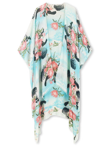 Cactus Flower Kimono - Shopmossrose